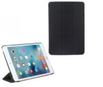 Gigapack Tok álló, bőr hatású (aktív flip, oldalra nyíló, TRIFOLD asztali tartó funkció, textil minta) FEKETE - Apple IPAD9.7 (GP-70040) (GP-70040)