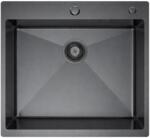 Ruvetti Masivo acél mosogató 50x50 cm grafit 5002M_PVD_GRF50_W (5002MPVDGRF50W)