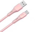 AVAX CB3303 USB-A - USB-C gyorstöltő kábel 1, 5m rószaszín (CB3303)