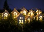 Chomik Led Fénylánc Fehér Házikókkal 10 Led-del Elemmel *4222 (ch-led4222)