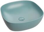 Dalet Lavoar baie pe blat verde mat cu ventil inclus Dalet, Color (LV768)