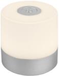 Briloner - tölthető, érintővezérlésű, fényerőszabályozható kültéri LED asztali lámpa LED/2W/5V 2700K IP44 matt króm 7461-014 (BL2348)