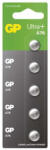 EMOS B1376 GP Ultra Plus Alkáli gombelem LR44 (A76F) 5db/bliszter (B1376)
