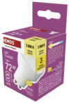 EMOS ZQ8D62 LED izzó Classic MR16 fehér/ GU10 / 7 W (72 W) / 1000 lm / Meleg fehér (ZQ8D62)