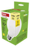 EMOS ZF2D52 LED izzó Filament G95 / E27 / 7, 8 W (75 W) / 1055 lm / Meleg fehér (ZF2D52)