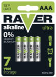 EMOS B7911 RAVER Alkáli elem AAA 4db/bliszter (B7911)