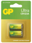 EMOS B15012U GP Ultra Lítium elem CR123A 2db/bliszter (B15012U)