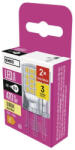 EMOS ZQ9544.2 LED izzó Classic JC / G9 / 4 W (40 W) / 470 lm / meleg fehér (ZQ9544.2)