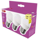 EMOS ZQ6E21.3 LED izzó Classic Mini Globe / E27 / 4, 2 W (40 W) / 470 lm / Meleg fehér (ZQ6E21.3)