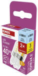 EMOS ZQ9E24.2 LED izzó Classic JC / G9 / 4, 2 W (40 W) / 470 lm / Hideg fehér / 2 pcs (ZQ9E24.2)