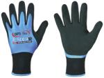OPTI Flex Optiflex - Manusi tricotate iarna Aquaguard, latex, negru/albastru, mas. 10 [0241/10] (0241/10) - bricolaj-mag