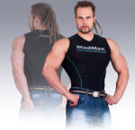 MadMax MSW904 Black/Green Ujjatlan póló férfiaknak S