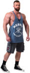Nebbia NEBBIA x OLYMPIA Washed Muscle Back Stringer GOLDEN AGE 791 blue Ujjatlan póló férfiaknak 3XL