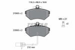 TEXTAR Set placute frana TEXTAR 2194504 (2194504) - turbochic