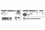 SKF Set placute frana fata SKF VKBP80046E (VKBP80046E)