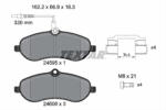 TEXTAR Set placute frana TEXTAR 2459501 (2459501) - turbochic