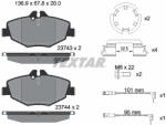 TEXTAR Set placute frana TEXTAR 2374303 (2374303) - turbochic