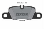 TEXTAR Set placute frana TEXTAR 2455402 (2455402) - turbochic