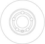 TRW Disc frana fata TRW DF4253 (DF4253)