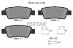 TEXTAR Set placute frana TEXTAR 2463501 (2463501) - turbochic