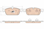 TRW Set placute frana fata TRW GDB1970 (GDB1970)