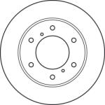 TRW Disc frana fata TRW DF6735 (DF6735)