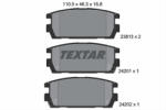 TEXTAR Set placute frana TEXTAR 2381301 (2381301) - turbochic