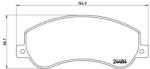 Brembo Set placute frana fata BREMBO P85115 (P85115)