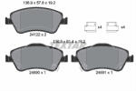 TEXTAR Set placute frana TEXTAR 2412201 (2412201) - turbochic