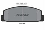 TEXTAR Set placute frana TEXTAR 2003101 (2003101) - turbochic
