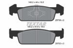 TEXTAR Set placute frana TEXTAR 2573801 (2573801) - turbochic