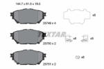 TEXTAR Set placute frana TEXTAR 2574901 (2574901) - turbochic