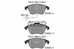 TEXTAR Set placute frana TEXTAR 2470601 (2470601) - turbochic