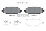 TEXTAR Set placute frana TEXTAR 2383101 (2383101) - turbochic