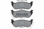 TEXTAR Set placute frana TEXTAR 2435501 (2435501) - turbochic