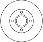 TRW Disc frana fata TRW DF4036 (DF4036)
