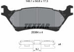 TEXTAR Set placute frana TEXTAR 2538401 (2538401) - turbochic