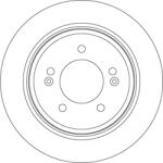 TRW Disc frana spate TRW DF7953 (DF7953)