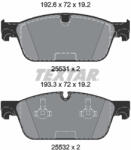 TEXTAR Set placute frana TEXTAR 2553101 (2553101) - turbochic