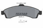 TEXTAR Set placute frana TEXTAR 2444801 (2444801) - turbochic