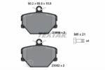 TEXTAR Set placute frana TEXTAR 2199901 (2199901) - turbochic