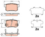 TRW Set placute frana spate TRW GDB3516 (GDB3516)