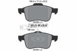 TEXTAR Set placute frana TEXTAR 2433901 (2433901) - turbochic