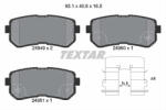 TEXTAR Set placute frana TEXTAR 2494901 (2494901)