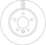 TRW Disc frana fata TRW DF6589S (DF6589S)