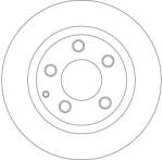 TRW Disc frana spate TRW DF4442 (DF4442)
