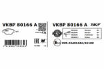 SKF Set placute frana fata SKF VKBP80166A (VKBP80166A)