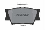 TEXTAR Set placute frana TEXTAR 2433801 (2433801) - turbochic