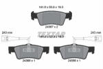 TEXTAR Set placute frana TEXTAR 2436701 (2436701) - turbochic