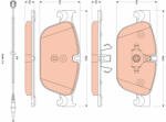 TRW Set placute frana fata TRW GDB1889 (GDB1889)